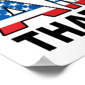 Poster Parce que l'affiche de l'Amérique drôle (Coin)