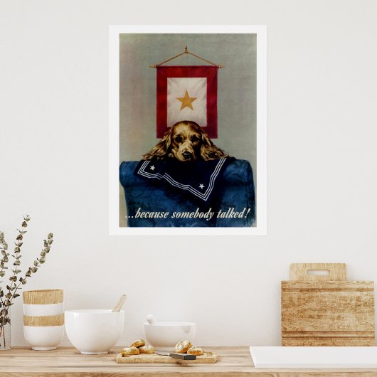 Poster Parce Que Quelqu'Un A Parlé (Cuisine)