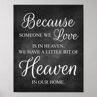 Poster Parce que quelqu'un que nous aimons est au ciel Im