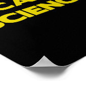 Poster Parce que Science Terre Science Enseignant Enseign (Coin)