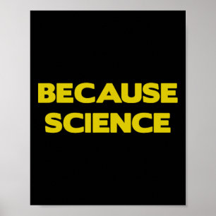 Poster Parce que Science Terre Science Enseignant Enseign