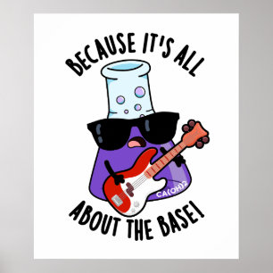 Poster Parce que tout est sur le jeu de chimie de base