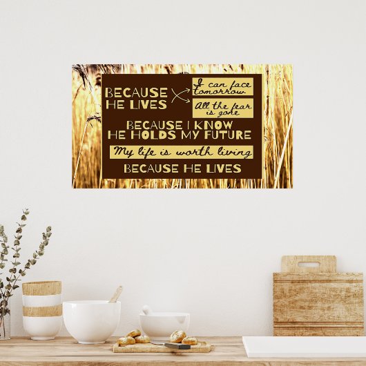 Poster Parce qu'IL vit (Cuisine)