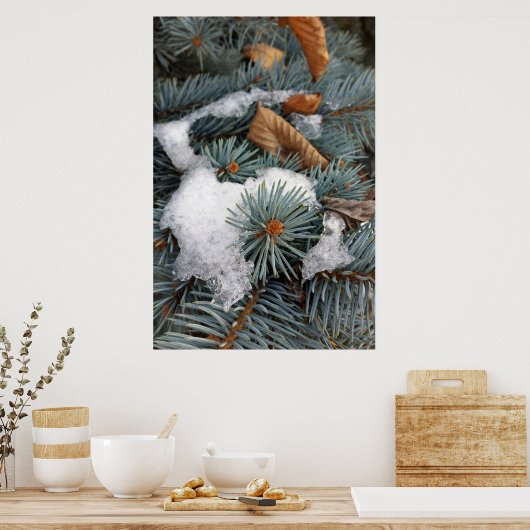 Poster parcelle de neige (Cuisine)