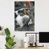 Poster parcelle de neige (Bureau à domicile)