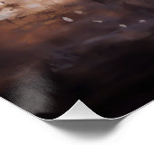 Poster Parcelle mignonne sur l'arbre (Coin)