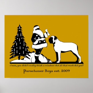 Poster Parchausson à nez rouge