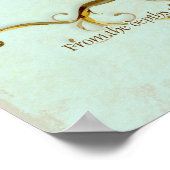 Poster Parchemin d'antiquité des racines d'arbre à vent m (Coin)