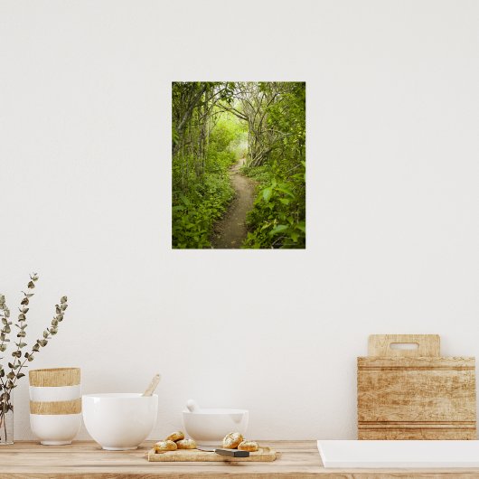 Poster Parcours à travers la forêt (Cuisine)