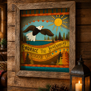 Poster Parcours de vie du lac Eagle Lac Deerwood