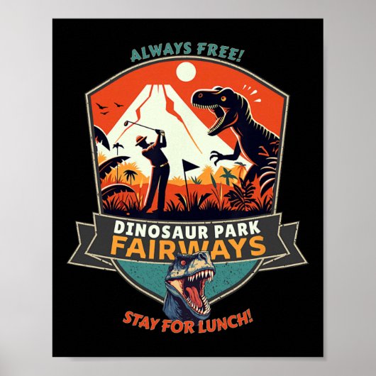 Poster Parcours Dinosaur Park Fairways (Devant)