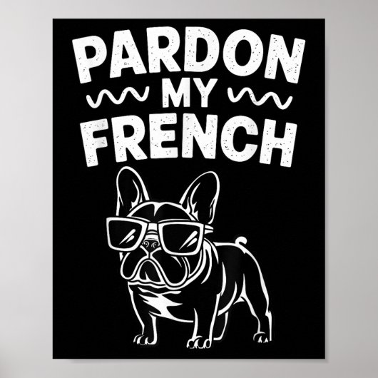 Poster Pardon Mon Chien De Fer Français (Devant)