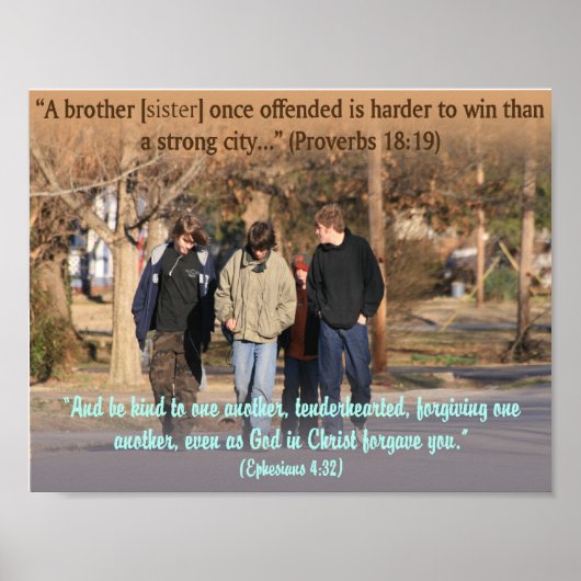 Poster Pardonner (Devant)