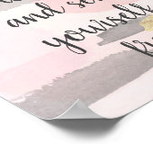 Poster PARDONNEZ-VOUS - Citation Or Rose (Coin)