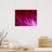 Poster Pare-feu rose chaud (Cuisine)