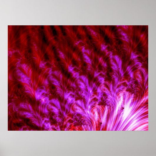 Poster Pare-feu rose chaud (Devant)