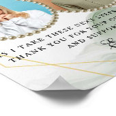 Poster Parents de verdure de la mariée Merci cadeau (Coin)