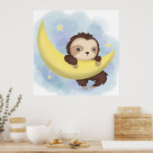 Poster Paresseux adorable (Cuisine)