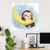 Poster Paresseux adorable (Bureau à domicile)