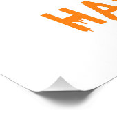 Poster Paresseux mignon drôle tenant une citrouille (Coin)