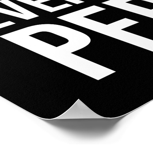 Poster Parfaire chaque instant - Motivation du succès (Coin)