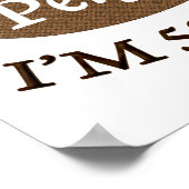 Poster Parfait 50 ans (Coin)