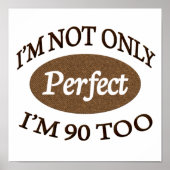 Poster Parfait 90 ans (Devant)