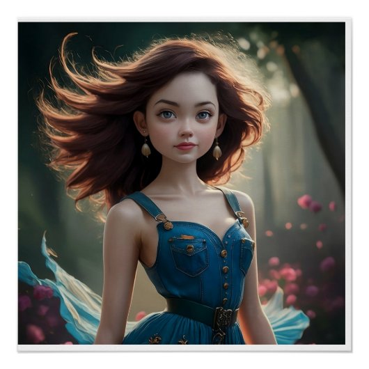 Poster parfait brillant Belle Princesse (Devant)