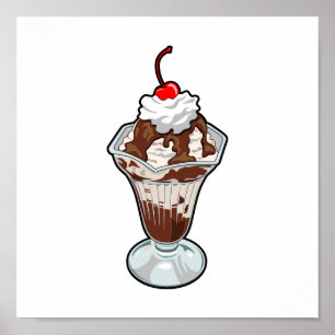 Poster Parfait de crème glacée
