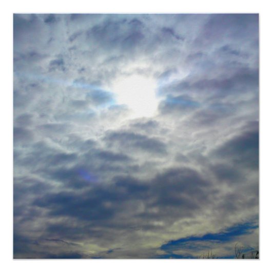 Poster parfait des nuages Sun (Devant)