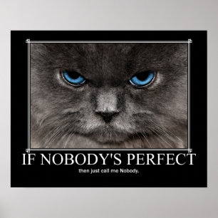 Poster Parfait Personne Chat