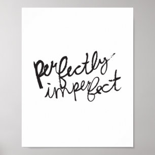 Poster parfaitement imparfait