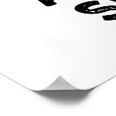 Poster Parfois, je reçois un peu drôle de ciseaux Pun (Coin)