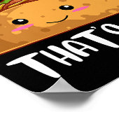 Poster Parfois, Je Tombe En Dehors Fun Taco Dépression Re (Coin)