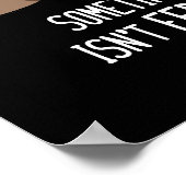 Poster Parfois la vie n'est pas Ferret Tous les animaux j (Coin)