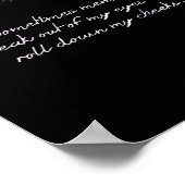 Poster Parfois, les souvenirs m'échappent des yeux (Coin)