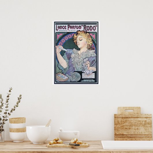 Poster Parfum, Alphonse Mucha (Cuisine)