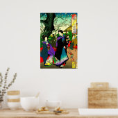 Poster Parfum dans l'air Toyohara Chikanobu 1888 (Cuisine)