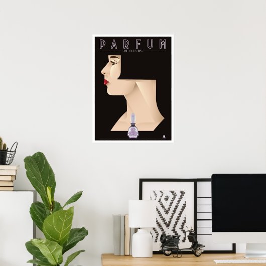 POSTER PARFUM DE FLEURS (Bureau à domicile)