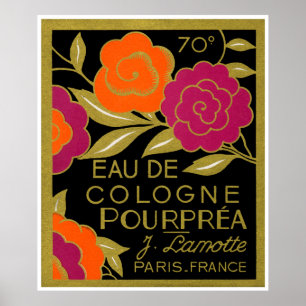 Poster Parfum Eau de Cologne 1920