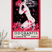 Poster Parfum français Odorantis 1922 (Cuisine)