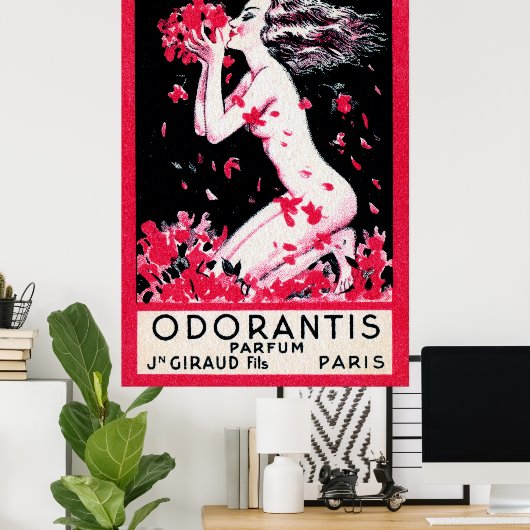 Poster Parfum français Odorantis 1922 (Bureau à domicile)