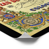 Poster Parfum parisien romantique 1868 (Coin)