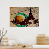 Poster Parijs (Keuken)
