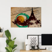 Poster Parijs (Thuiskantoor)