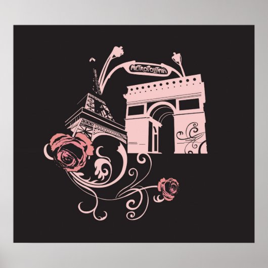 Poster Parijs (Voorkant)