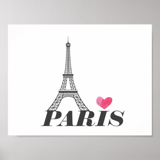 Poster Parijs (Voorkant)