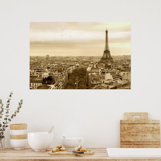 Poster paris (Cuisine)