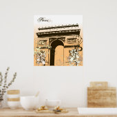 Poster Paris (Cuisine)