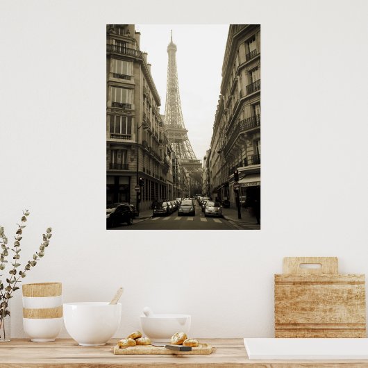 Poster Paris (Cuisine)